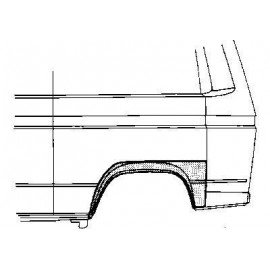 Arc d'aile arrière gauche pour Volkswagen Transporter de 1980 à 1992