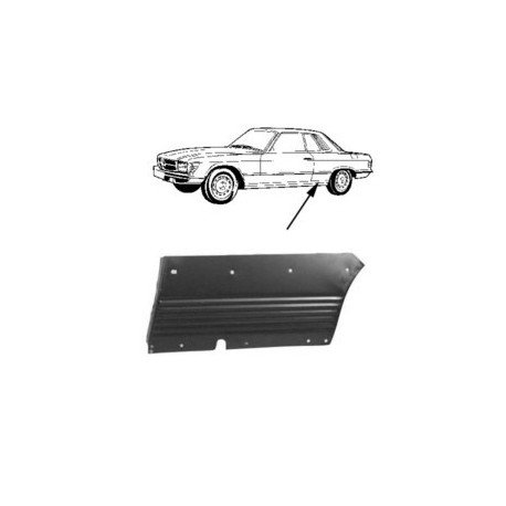 Panneau latéral arrière gauche pour Mercedes SL - W107 de 1971 à 1989 (modèle SLC)
