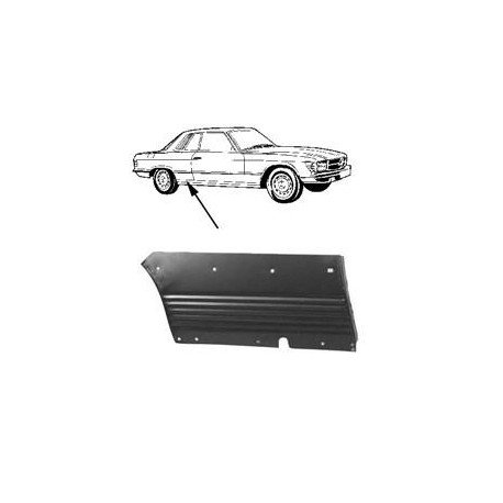 Panneau latéral arrière droit pour Mercedes SL - W107 de 1971 à 1989 (modèle SLC)