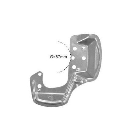 Protection disque de freins, avant gauche (diametre 87mm) pour Opel Corsa B