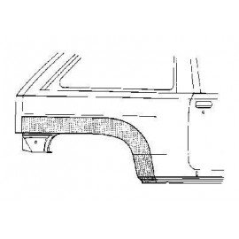 Arc d'aile arrière droite pour Opel Corsa B version 3 portes