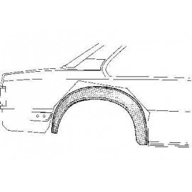 Arc d'aile inférieur arrière droite pour Opel Vectra A de 1988 à 1995