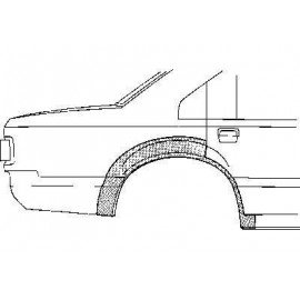 Arc d'aile arrière pour Opel Rekord e de 1977 à 1982