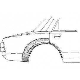 Passage de roue arrière pour Volvo 240 depuis 1978