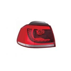 Feu arrière gauche LED (partie aile) rouge foncé pour VolksWagen Golf VI GTI / GTD de 2009 à 2013