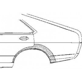 Passage de roue arrière droite pour Volkswagen Passat d'avant aout 1980