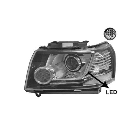 Phare gauche H7 + LED pour Land-Rover Freelander depuis 2013 marque Visteon