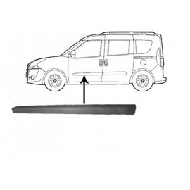 Moulure de porte avant gauche pour Fiat Doblo de 2010 à 2015