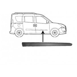 Moulure de porte avant droite pour Fiat Doblo de 2010 à 2015
