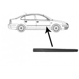 Moulure de porte avant droite couleur noire pour Volkswagen Passat de nov. 1996 à fév. 2005