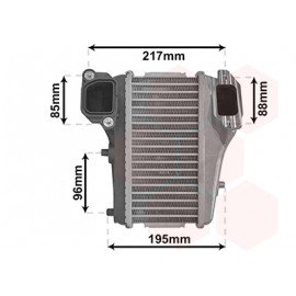 Intercooler pour Honda Civic de fév 2012 à 2017 version 1.6i DTEC / 2.2i DTEC